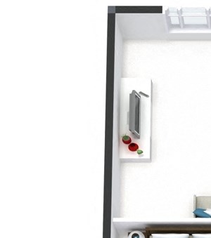 One Bedroom on 7th Floor Plan One Bedroom on 7th Floor Plan at The Lofts at Shillito Place, Cincinnati